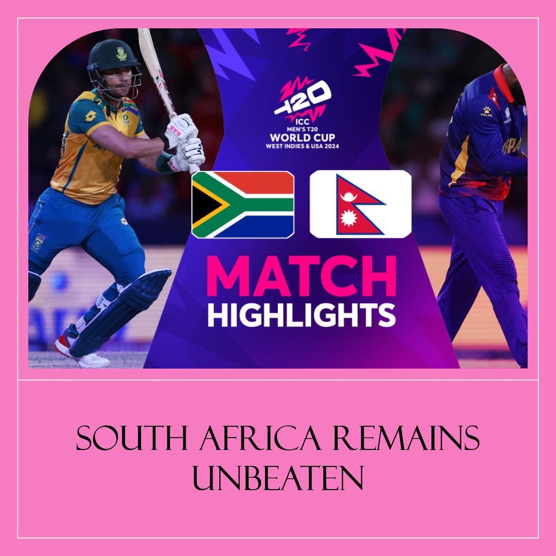 Nepal knocked out of the ICC Men's T20 World Cup as South Africa maintain their unbeaten status in a thriller.