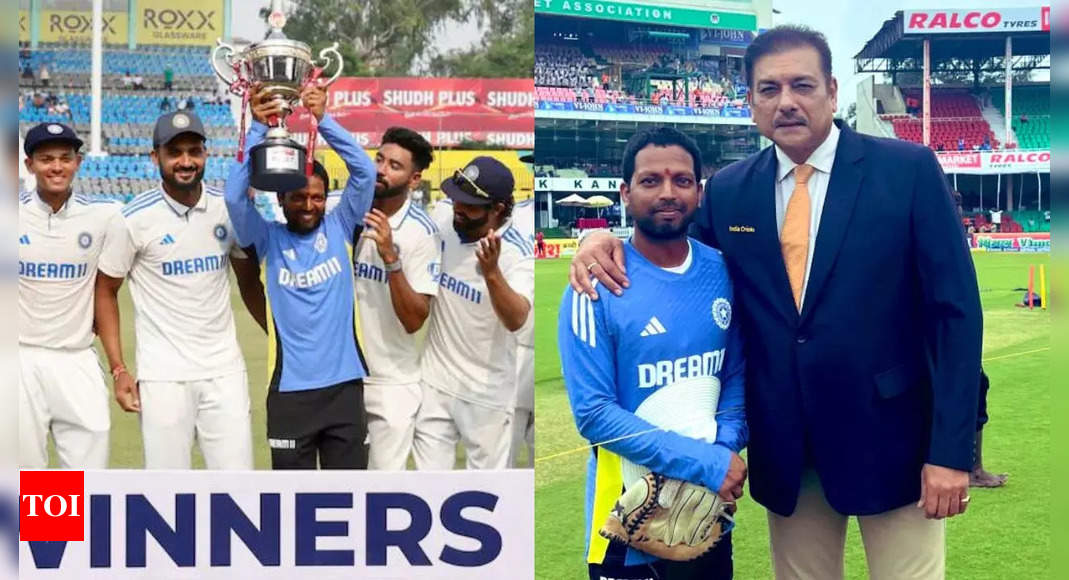 Meet India's support staff who was handed trophy after series win against Bangladesh | Cricket News