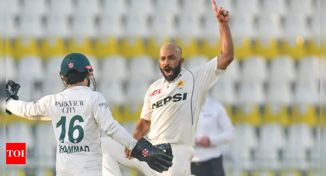 4 wickets for just 14 runs! How Sajid Khan sparked England's dramatic middle-order collapse in 2nd Test | Cricket News