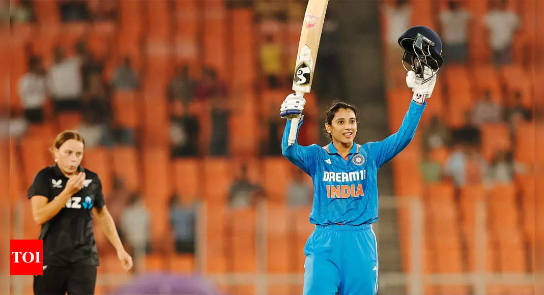 New Record! Smriti Mandhana slams 8th ODI century, surpasses Mithali Raj to become... | Cricket News